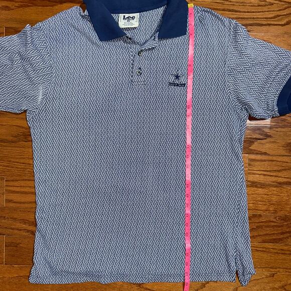 Vintage 90s Dallas Cowboys Lee Sport Short Sleeve Polo NFL Size Large - Picture 8 of 11